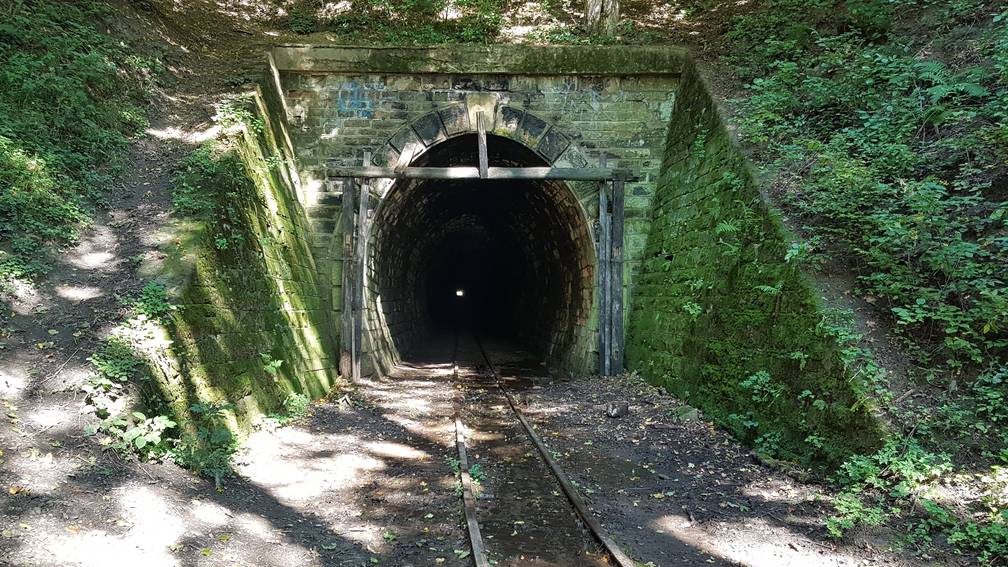 Tunel kolejki wąskotorowej w Szklarach 